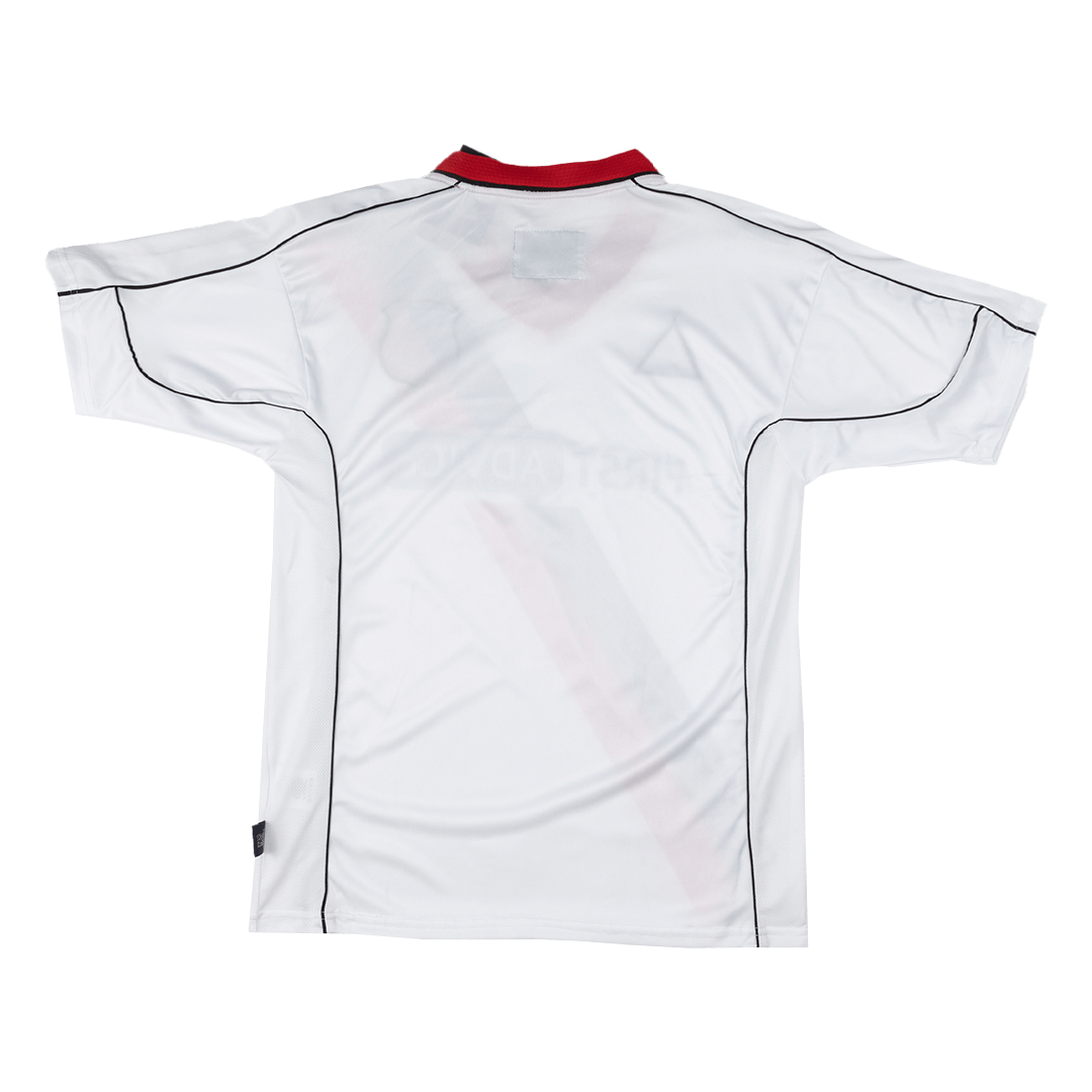 Retrô Manchester City Fora Camisa 2002/03 Branco