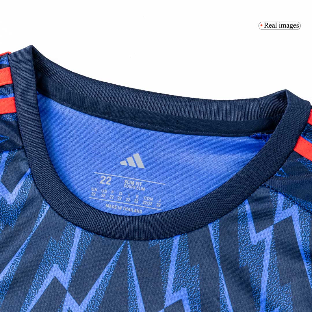 Arsenal
Fora
Camisas Infantis
Conjunto 2025/26
Azul