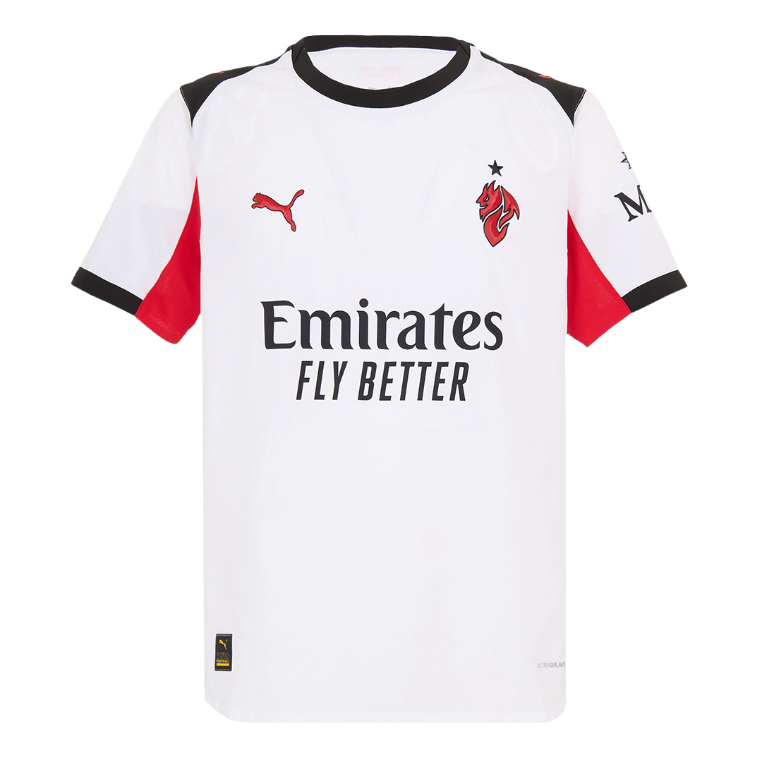 Jogador FOFANA #19 AC Milan Fora Futebol Camisas 2025/26 Branco
