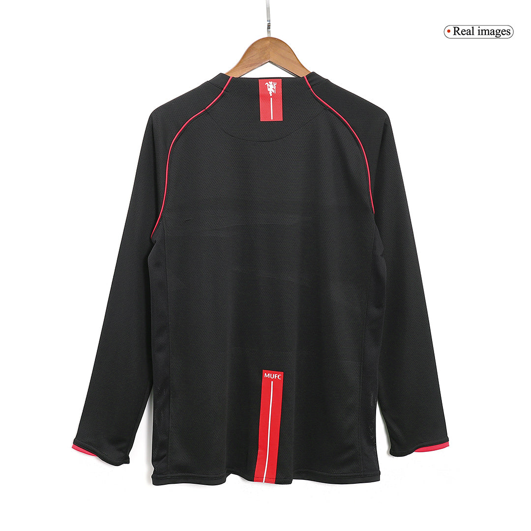 Manchester United Camisola Retro Fora Manga Comprida 2007/08