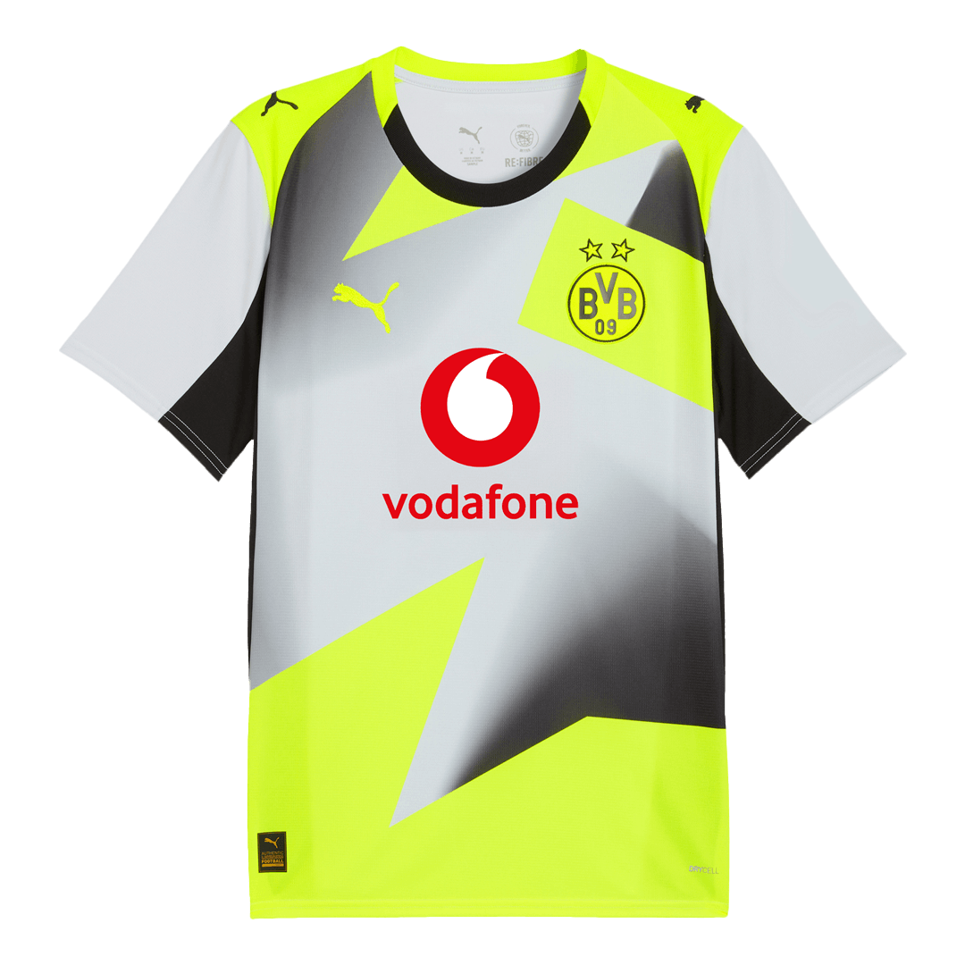 Borussia Dortmund Fora Camisa de Futebol 25/26 Cinza