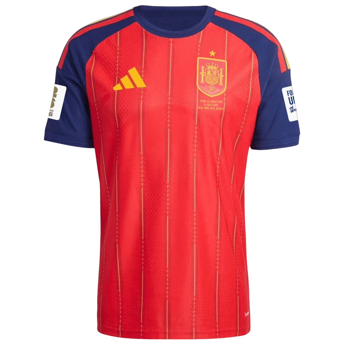 Versão do Jogador Spain Casa Copa do Mundo Futebol Camisas 2026