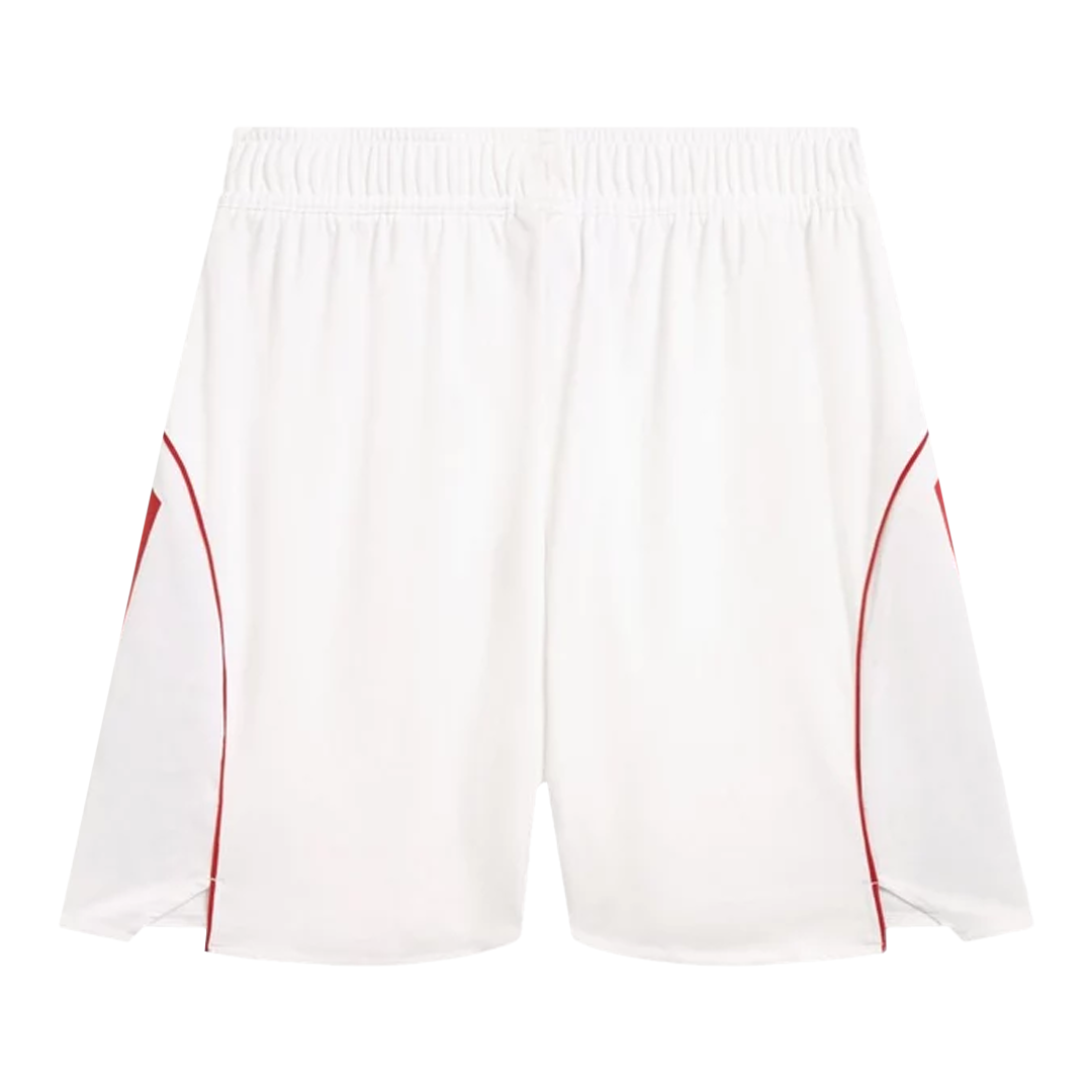 Jogador Arsenal Casa Calções 2025/26 Branco