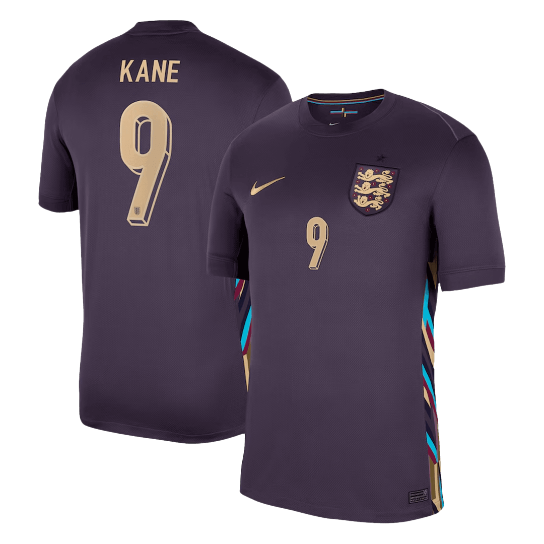 Camisola de futebol KANE #9 Inglaterra fora de casa camisola personalizada 2025/26