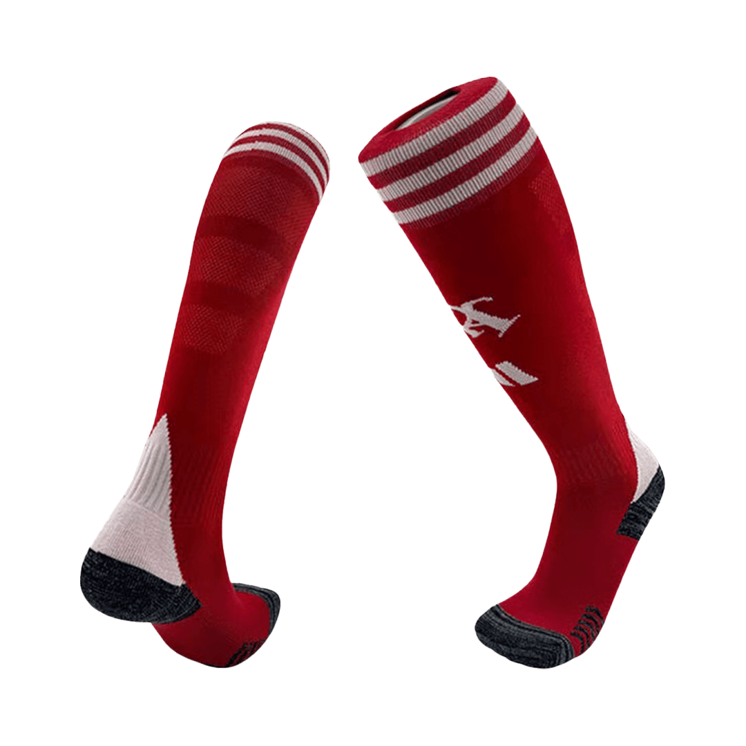 Infantil Arsenal Casa Meias 2025/26 Vermelho