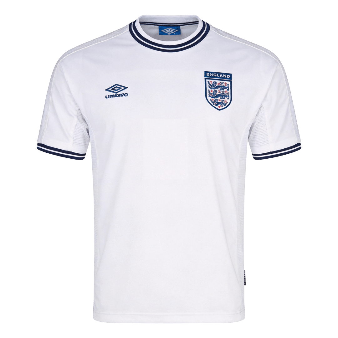 Retrô Inglaterra Casa Camisa 2000 Branco