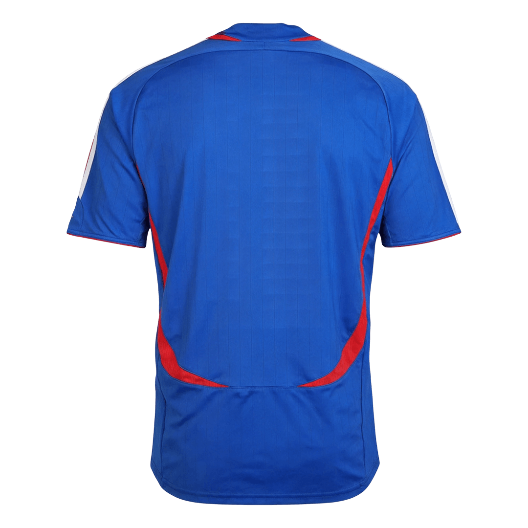 Retrô França Casa Copa do Mundo Camisa 2006 Azul