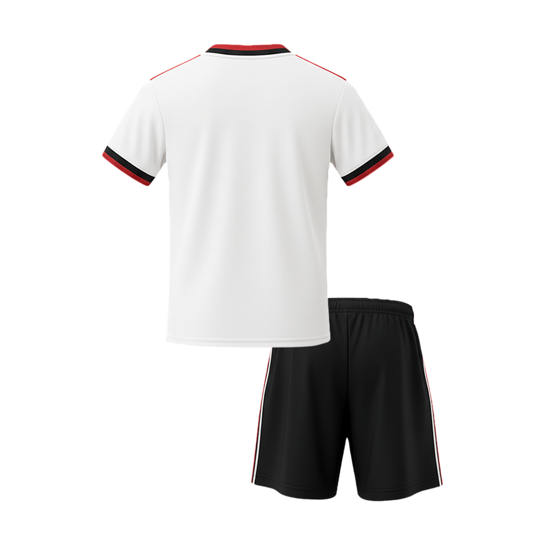 Mexico Infantil Fora Copa do Mundo Futebol Camisa Conjunto (Camisa+Shorts) 2026 Branco - camisola de futebol para