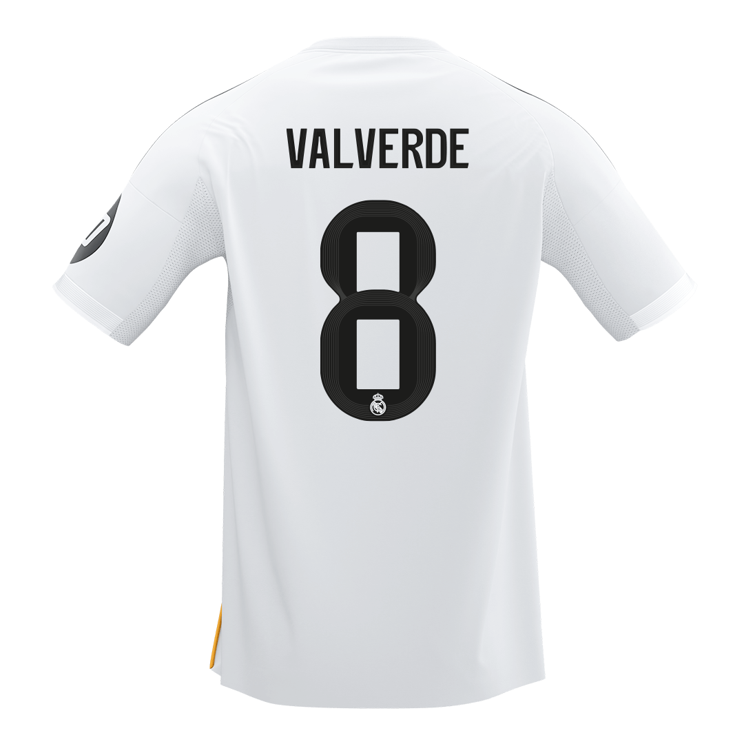 【Super Qualidade】VALVERDE #8 Real Madrid
Casa Futebol Camisa 2025/26 Branco