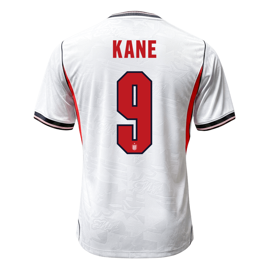 Versão do Jogador KANE #9 Inglaterra Casa Copa do Mundo Futebol Camisas 2026 Branco