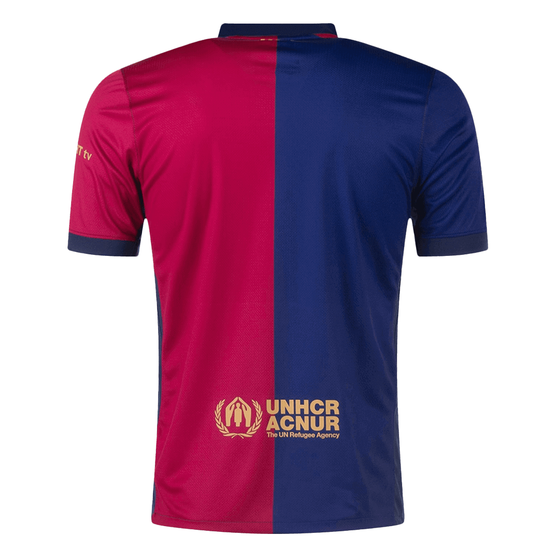 Camisola de futebol personalizada Barcelona vs Travis Scott, camisola principal