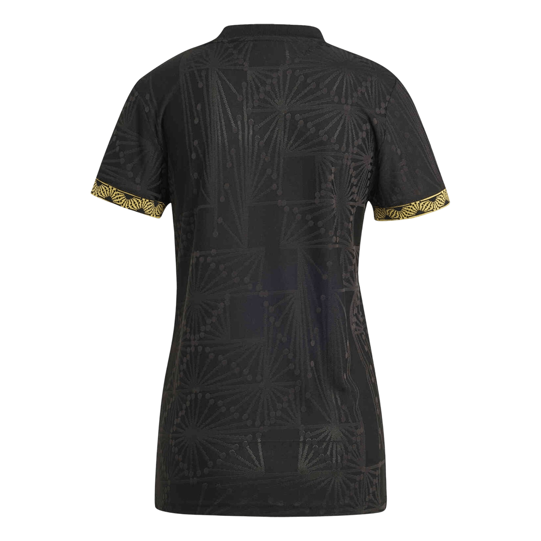 Mulheres México Camisola Futebol 2025 Preto Dourado