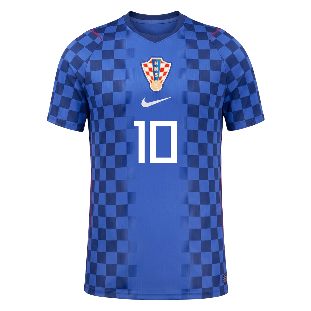 MODRIĆ #10 Croácia Fora Copa do Mundo Camisa 2026 Azul