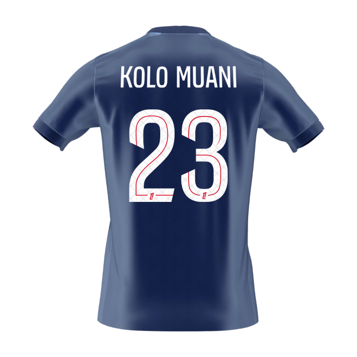 【Super Qualidade】KOLO MUANI #23 PSG
Casa Futebol Camisa 2025/26 Marinha
