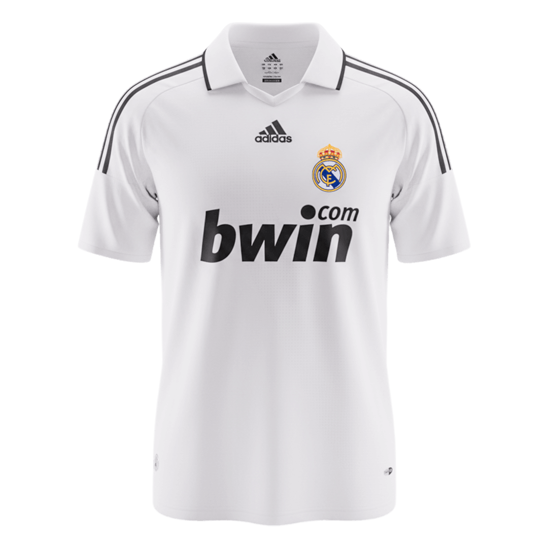 Retrô Real Madrid Casa Camisa 2008/09 Branco camisola de futebol 2025/26
