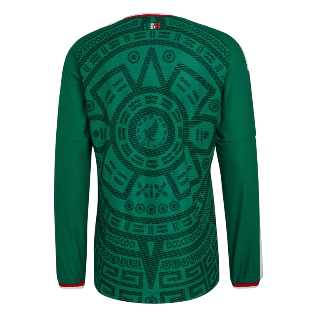 México Casa Manga comprida Camisa 2026 Verde