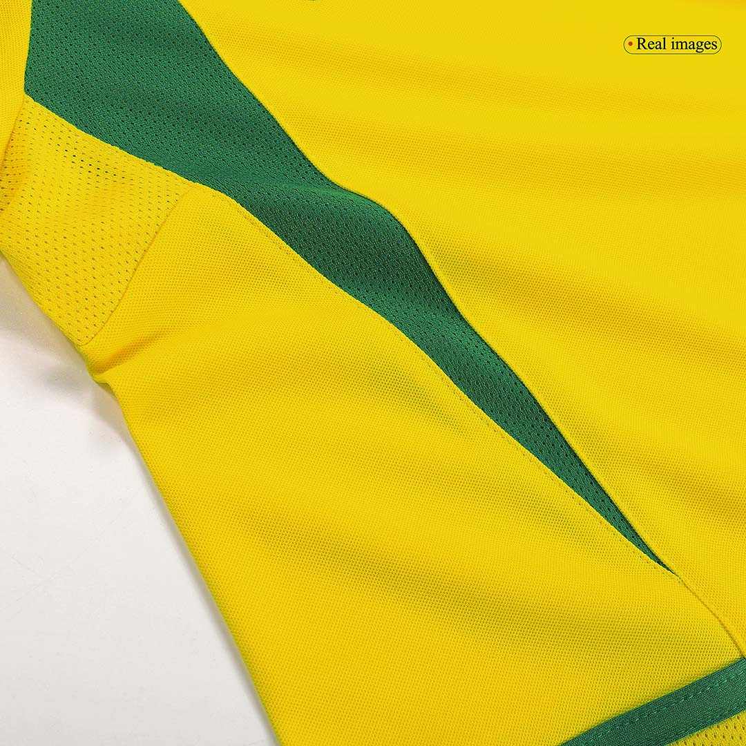 Camisola Retro RONALDINHO #11 Brasil Casa 2002/03