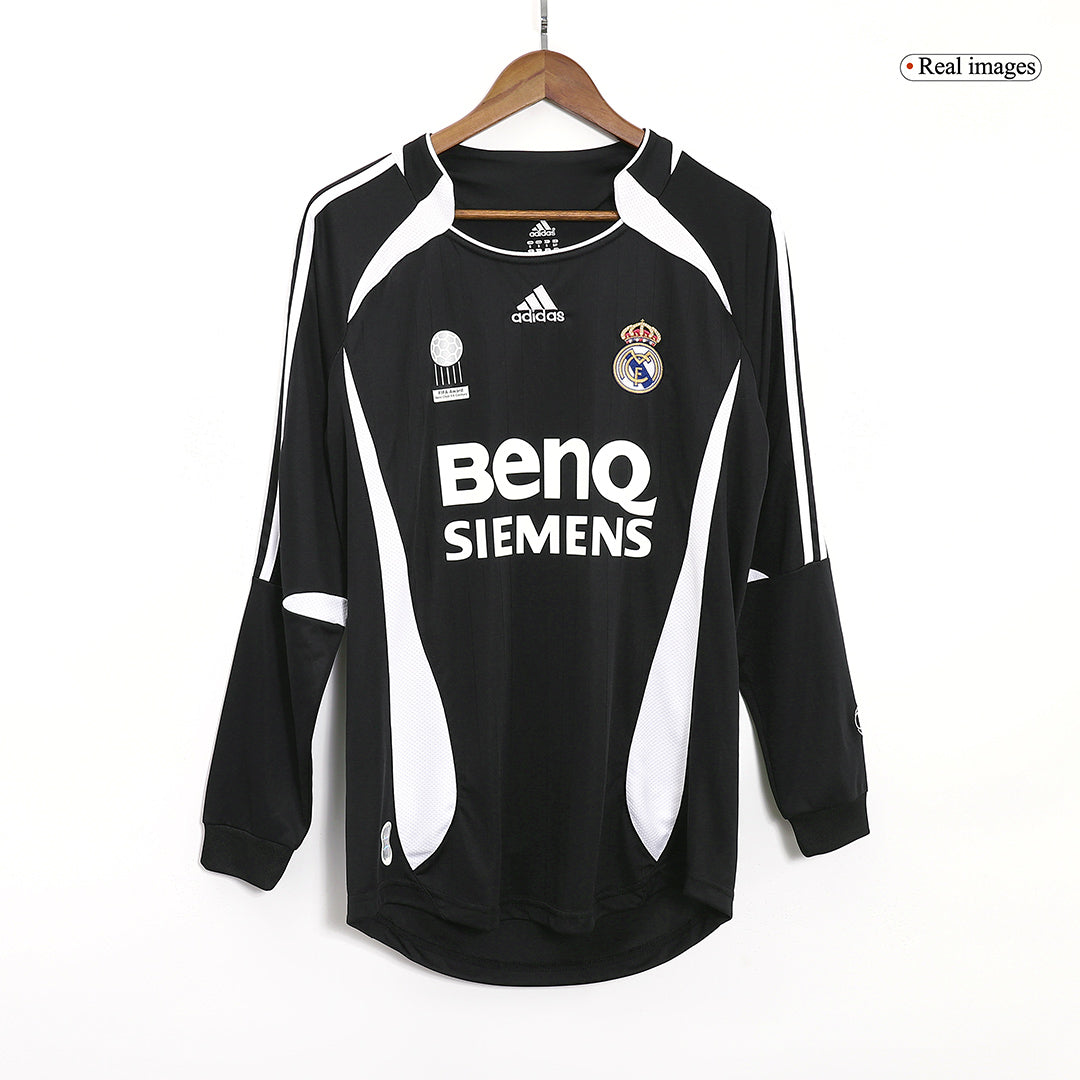 Real Madrid BECKHAM #23 Camisola Retro Fora 2006/07