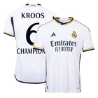 Camisola Versão Jogador CHAMPIONS KROOS #6 Real Madrid Casa 2023/24