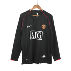 Manchester United Camisola Retro Fora Manga Comprida 2007/08