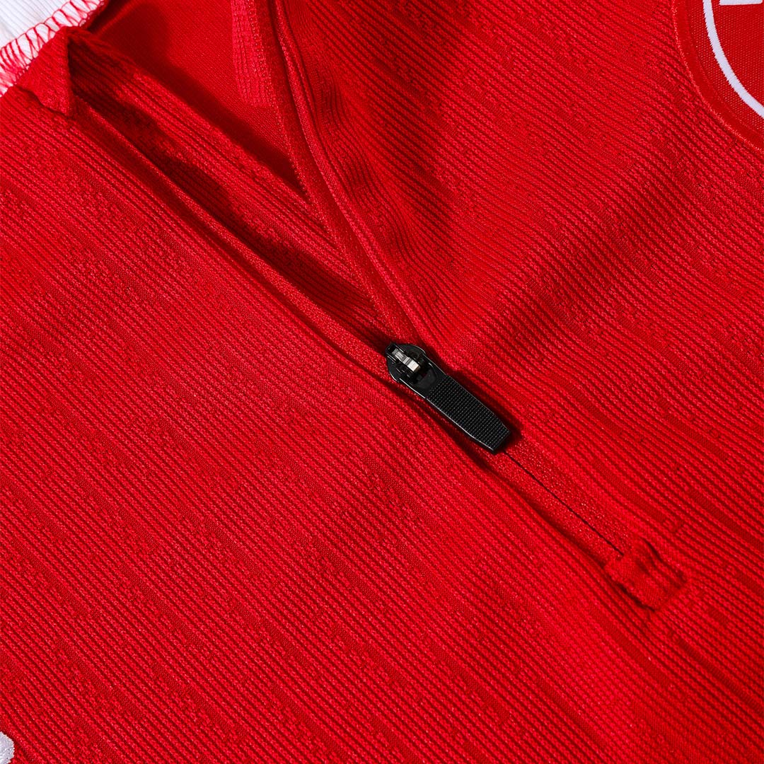 PSG Infantil Zíper Moletom Conjunto (Top+Pants) 2025/26 Vermelho