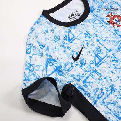Camisola de futebol R.LEAO #17 Portugal Fora Camisola personalizada
