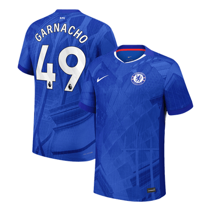 Jogador GARNACHO #49 Chelsea Casa Futebol Camisas 2025/26 Azul camisola de futebol