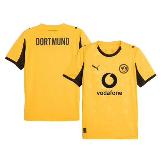 Borussia Dortmund Temporada Copa Camisa de Manga Curta 2025/26 Amarela camisola de futebol