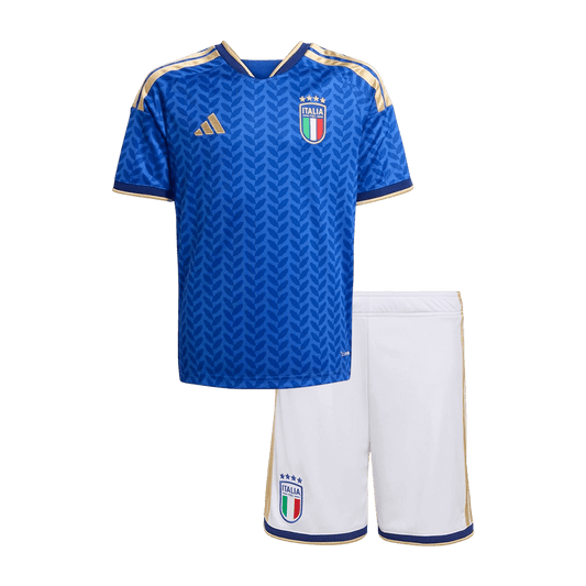 Italy Infantil 
 Casa Futebol Camisa Conjunto (Camisa+Shorts) 2025/26 Azul camisola de futebol