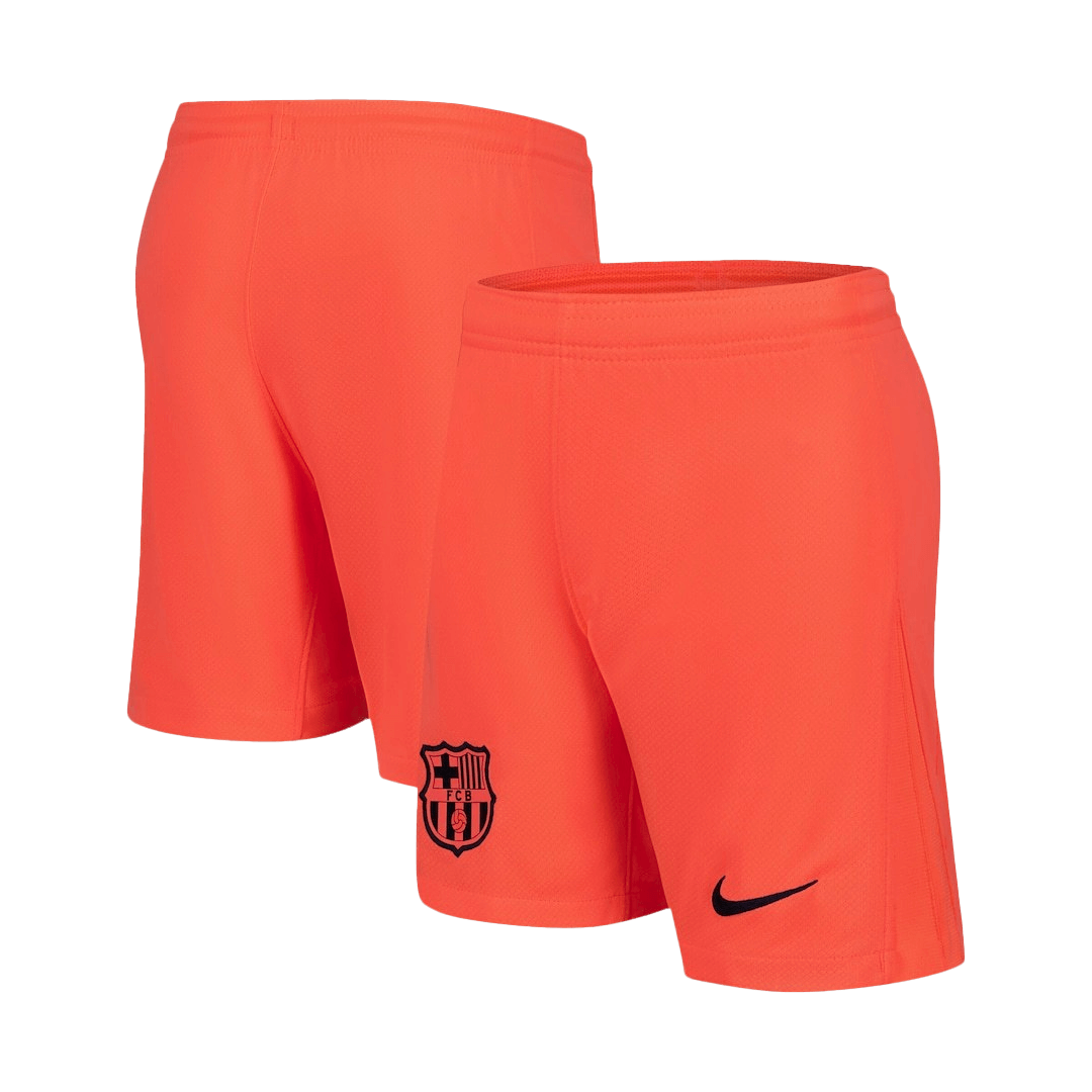 Barcelona 
 Fora Terceira Camisa Conjunto(Camisa+Calções+Meias) 2025/26 Laranja