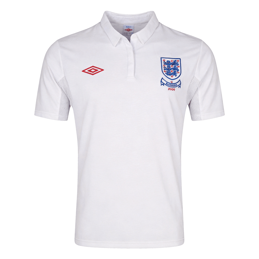 Retrô Inglaterra Casa Camisa 2010 Branco