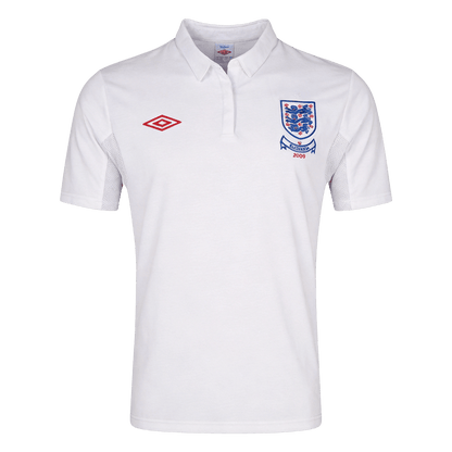 Retrô Inglaterra Casa Camisa 2010 Branco