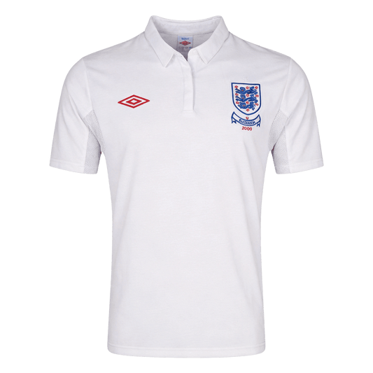 Retrô Inglaterra Casa Camisa 2010 Branco