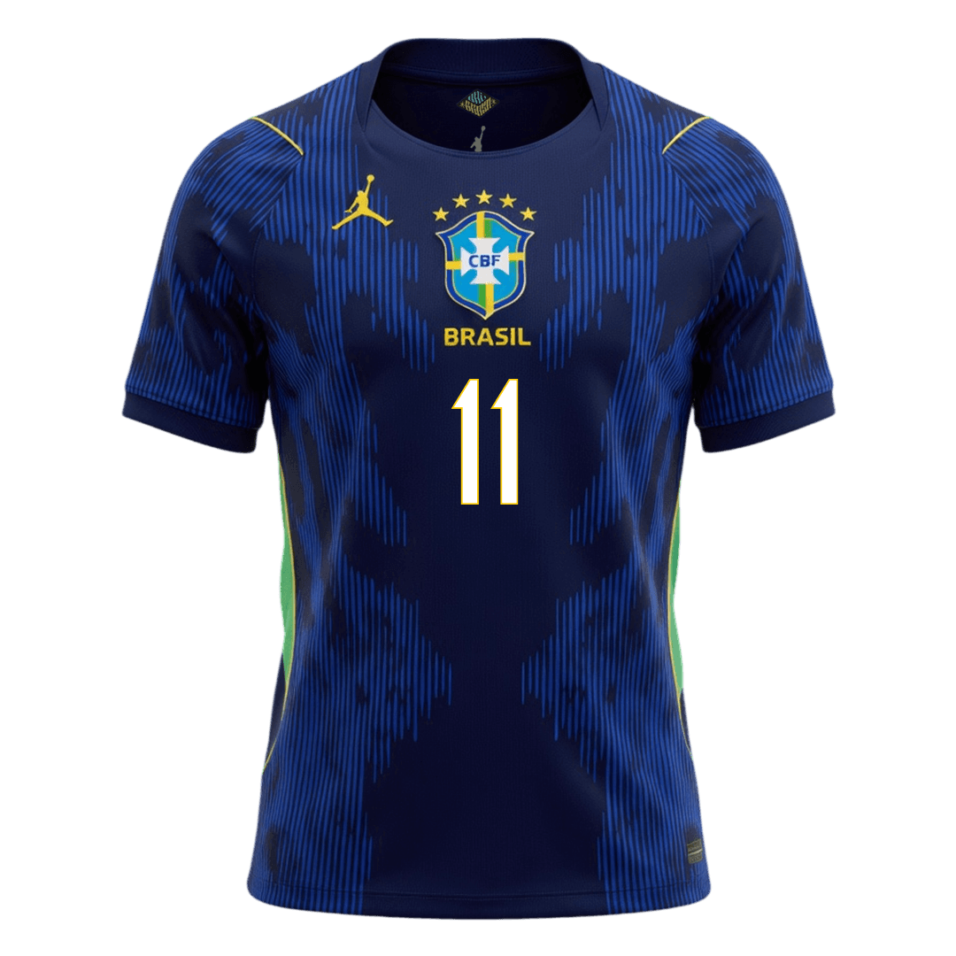 RAPHINHA #11 Brasil Fora Copa do Mundo Camisa 2026 Marinha