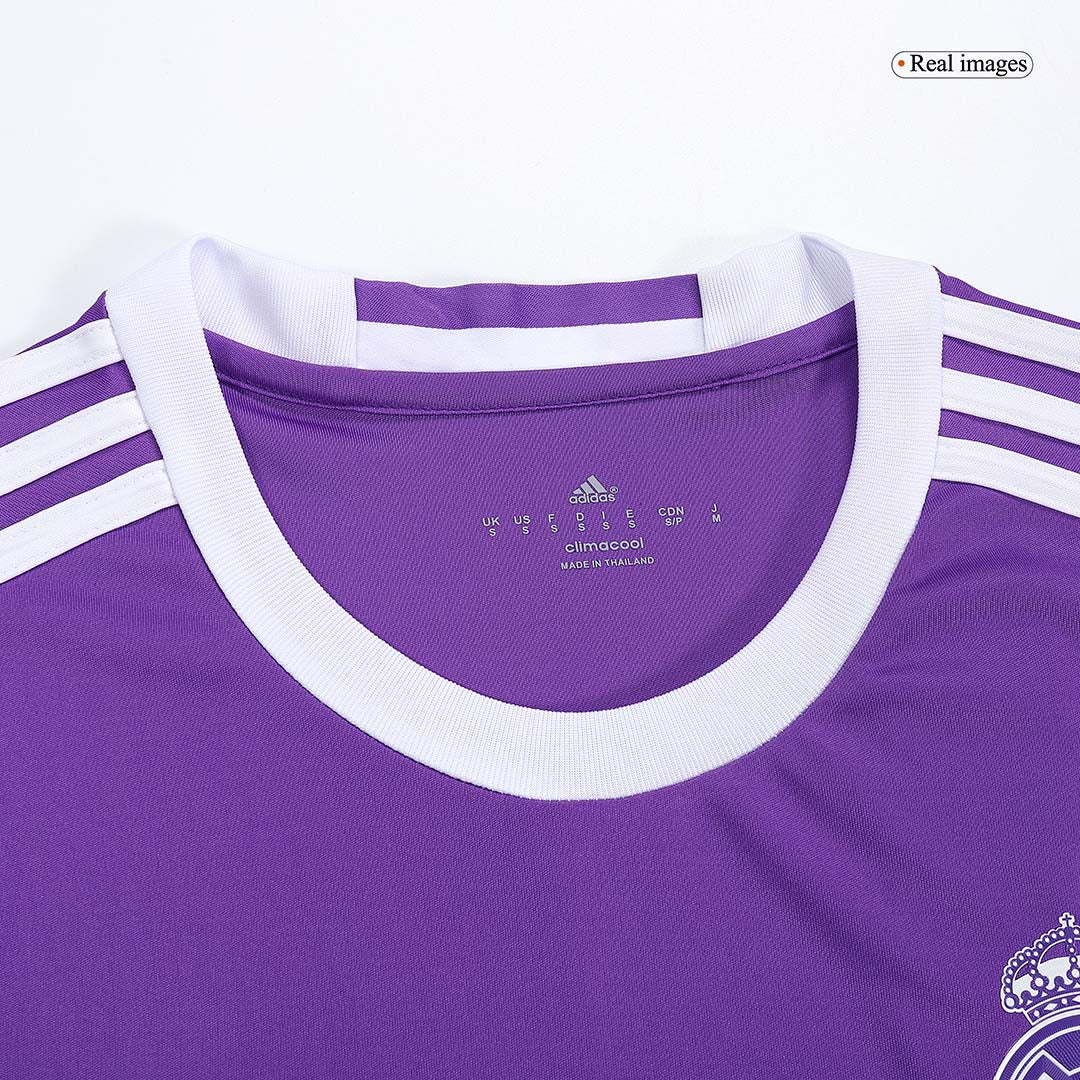 Camisola SERGIO RAMOS #4 Real Madrid Retro Fora Manga Comprida 2016/17