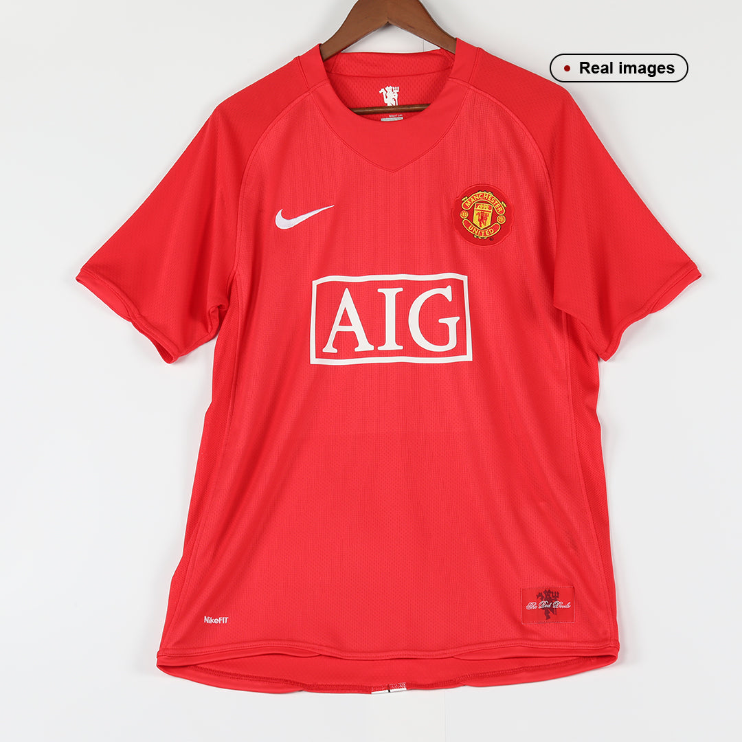 Camisola retro Manchester United Casa 2007/08