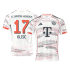 OLISE #17 Bayern Munich Fora Camisa 2025/26 Branco
