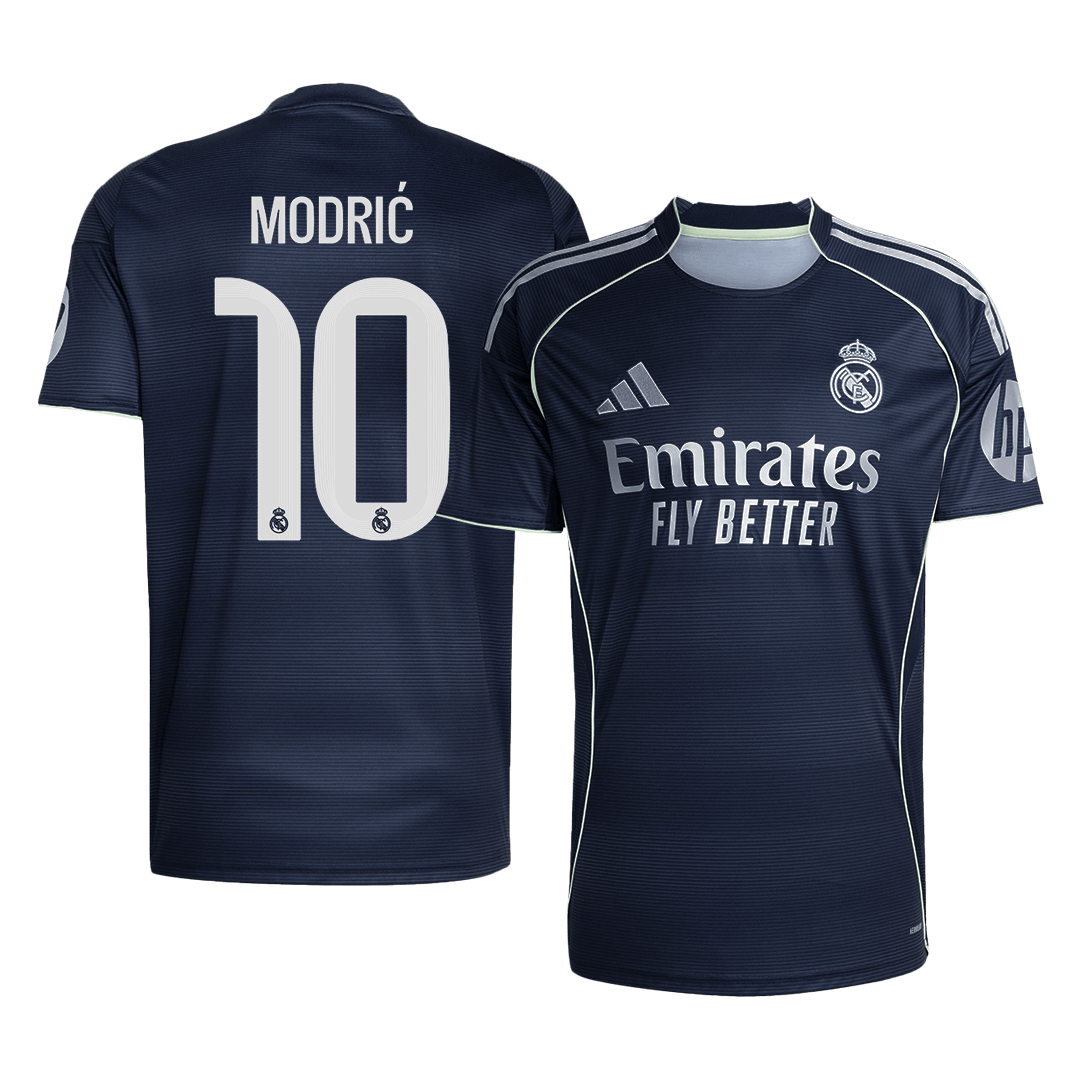 MODRIĆ #10 Real Madrid Fora Camisa 2025/26- Marinha camisola de futebol