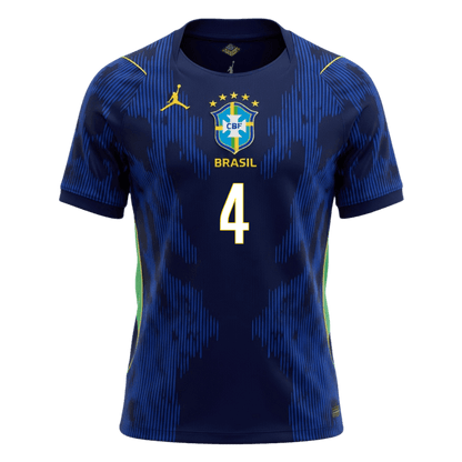 MARQUINHOS #4 Brasil Fora Copa do Mundo Camisa 2026 Marinha