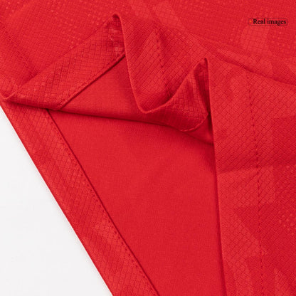RICE #4 Inglaterra Fora Copa do Mundo Camisa 2026 Vermelho