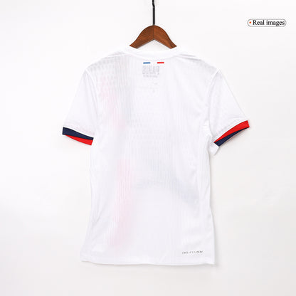 Jogador HAKIMI #2 PSG Fora Futebol Camisas 2025/26 Branco