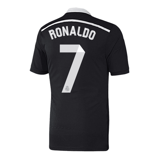 Camisola Retro Real Madrid RONALDO #7 Terceira Fora Camisola de Futebol 2014/15 2025/26