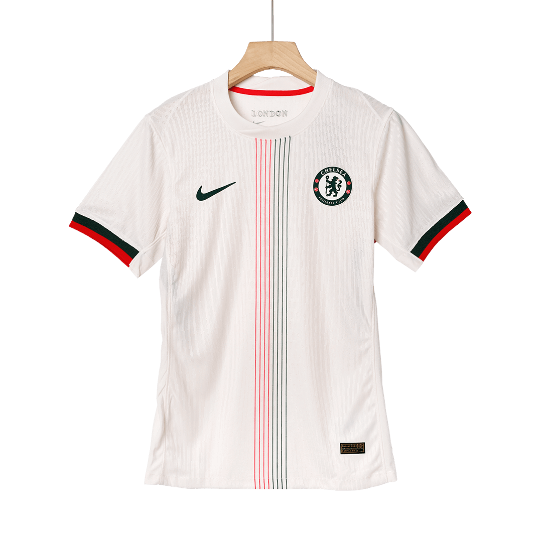 Jogador NETO #7 Chelsea Fora Futebol Camisas 2025/26 Branco