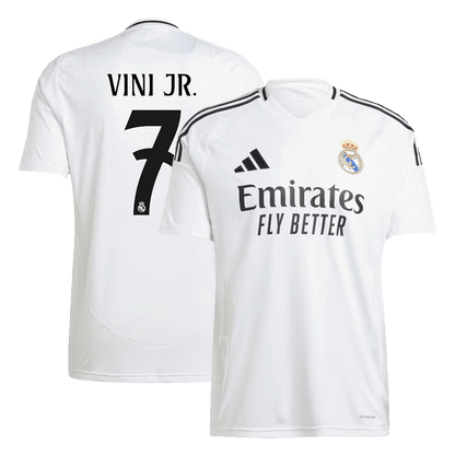 Camisa de futebol do Real Madrid VINI JR. #7 Início 2024/25 camisola de futebol