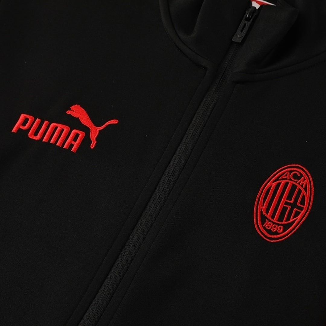 AC Milan Treino Jaqueta Conjunto (Jaqueta + Calças) 2025/26 Preto