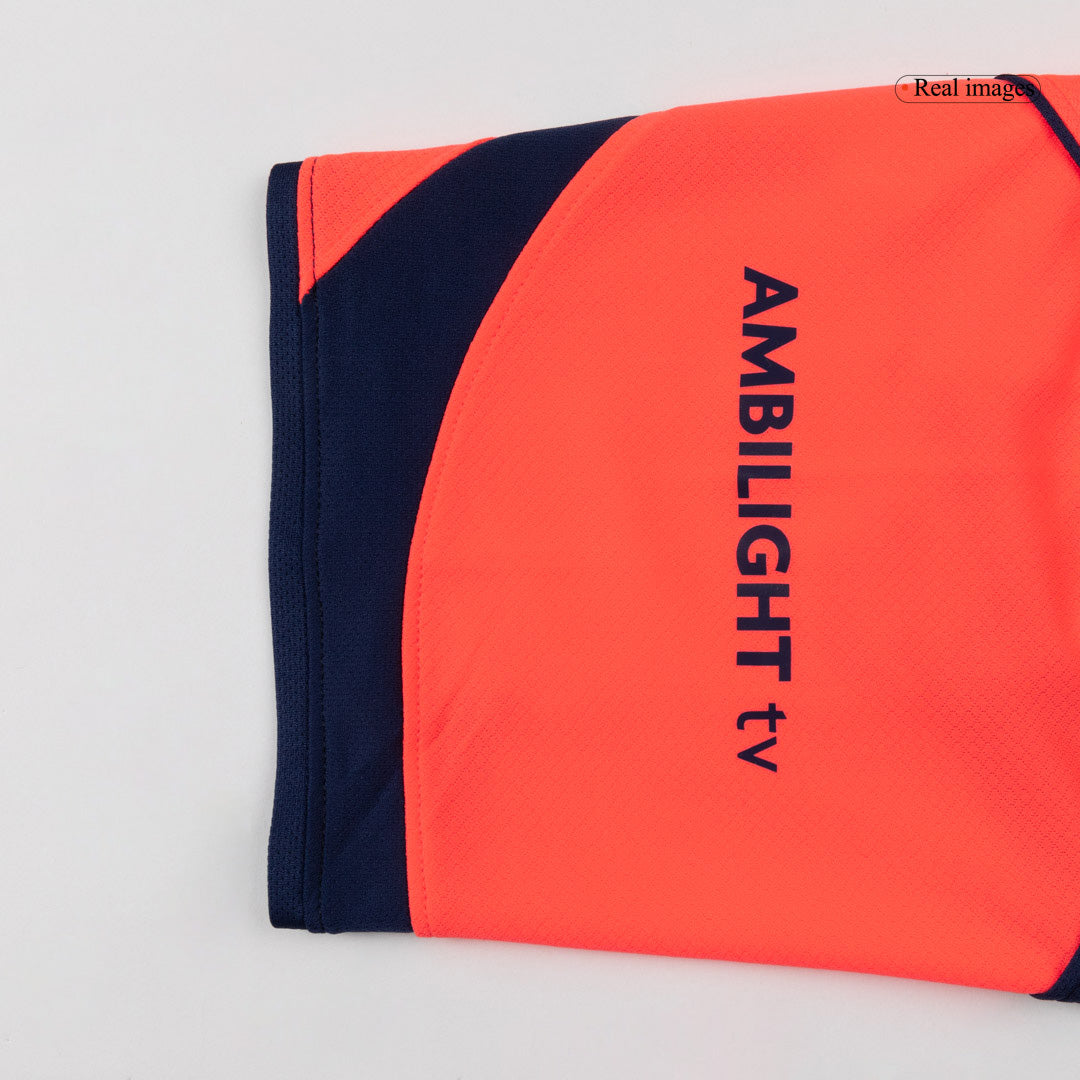 Barcelona 
 Fora Terceira Camisa Conjunto(Camisa+Calções+Meias) 2025/26 Laranja