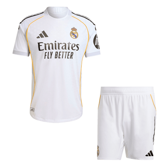 Jogador Real Madrid Casa Camisa Conjunto (Camisola + Calções) 2025/26- Branco