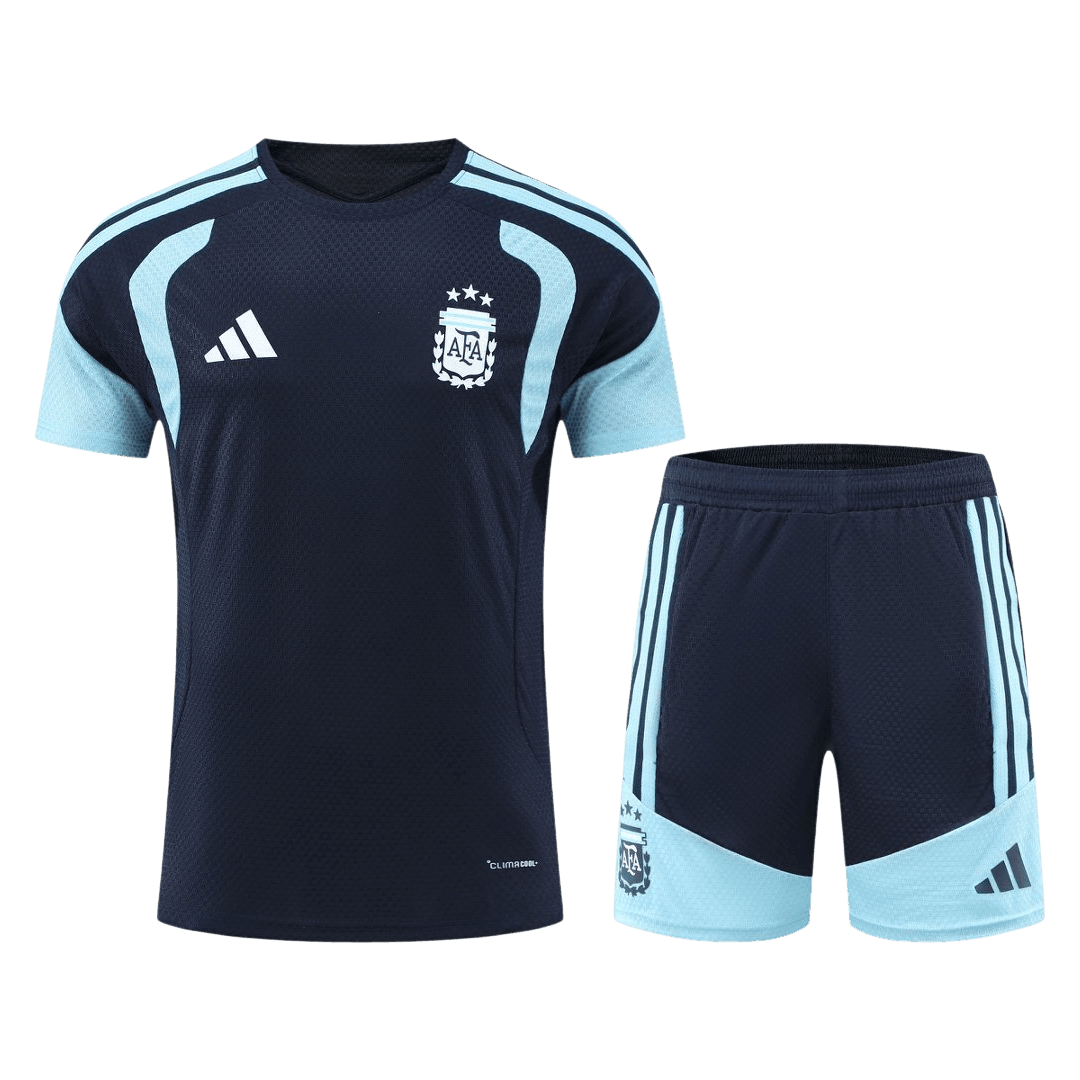 Versão Do Jogador Argentina Copa do Mundo Camisa Conjunto(Camisa+Calções) 2026 - camisola de futebol para adeptos