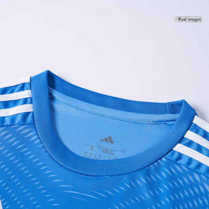 Real Madrid Goleiro Futebol Camisa 2025/26 Azul