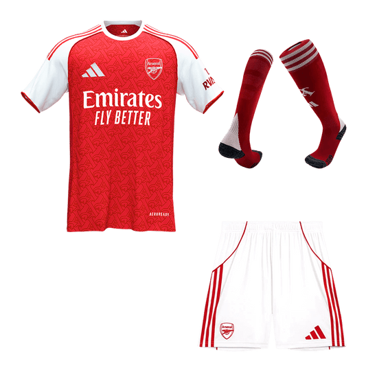 Arsenal 
Casa 
 Camisa 
Conjunto (Camisa + Calções + Meias) 
2025/26 
Vermelho